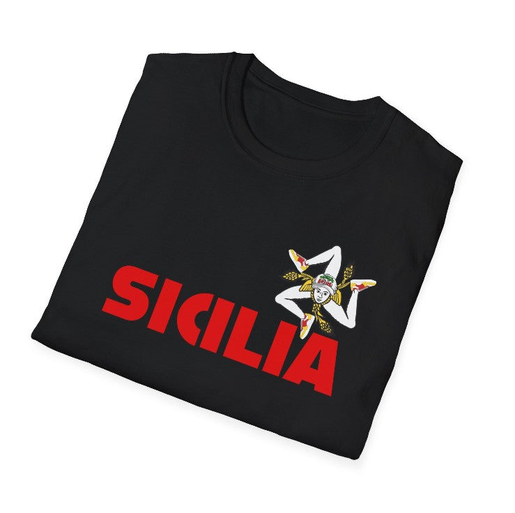 Sicilia T-Shirt - Sicilian shirt with the Trinacria