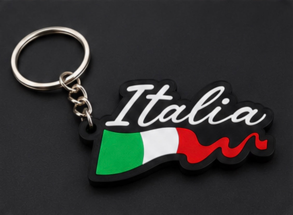 Italia Waving Flag Keychain – Italian Pride