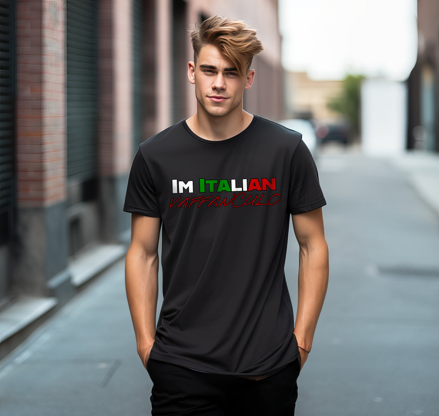 I’m Italian, Vaffanculo T-Shirt – Unisex Heavy Cotton Short Sleeve Tee