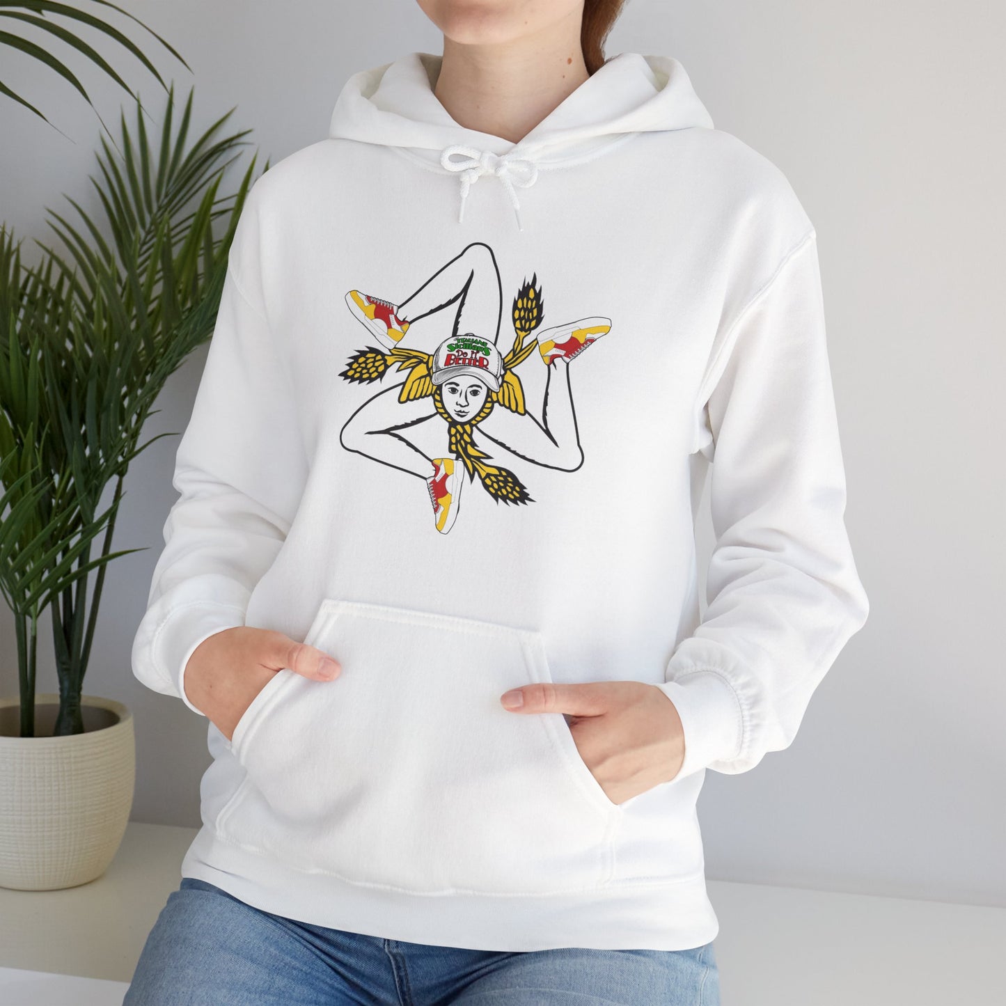 Sicilian Trinacria Hooded Sweatshirt