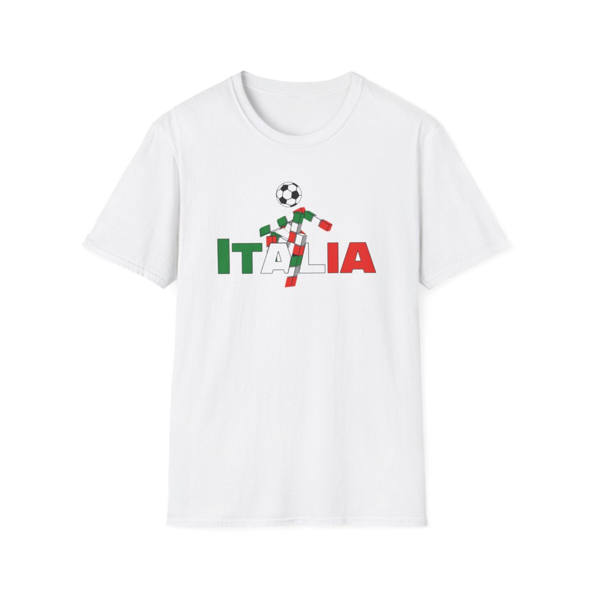 Italia ’90 Soccer T-Shirt – Unisex Heavy Cotton Short Sleeve Tee