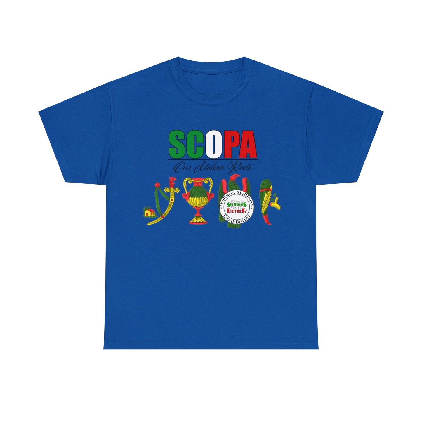 SCOPA Our Italian Roots - Italian Sicilian Tee Shirts