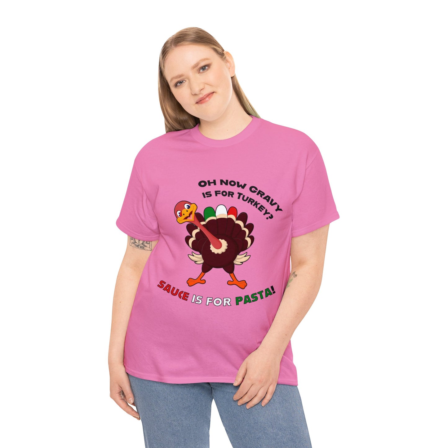 Thanksgiving Shirts - Gravy is for Turkey's! - Unisex Heavy Cotton Tee