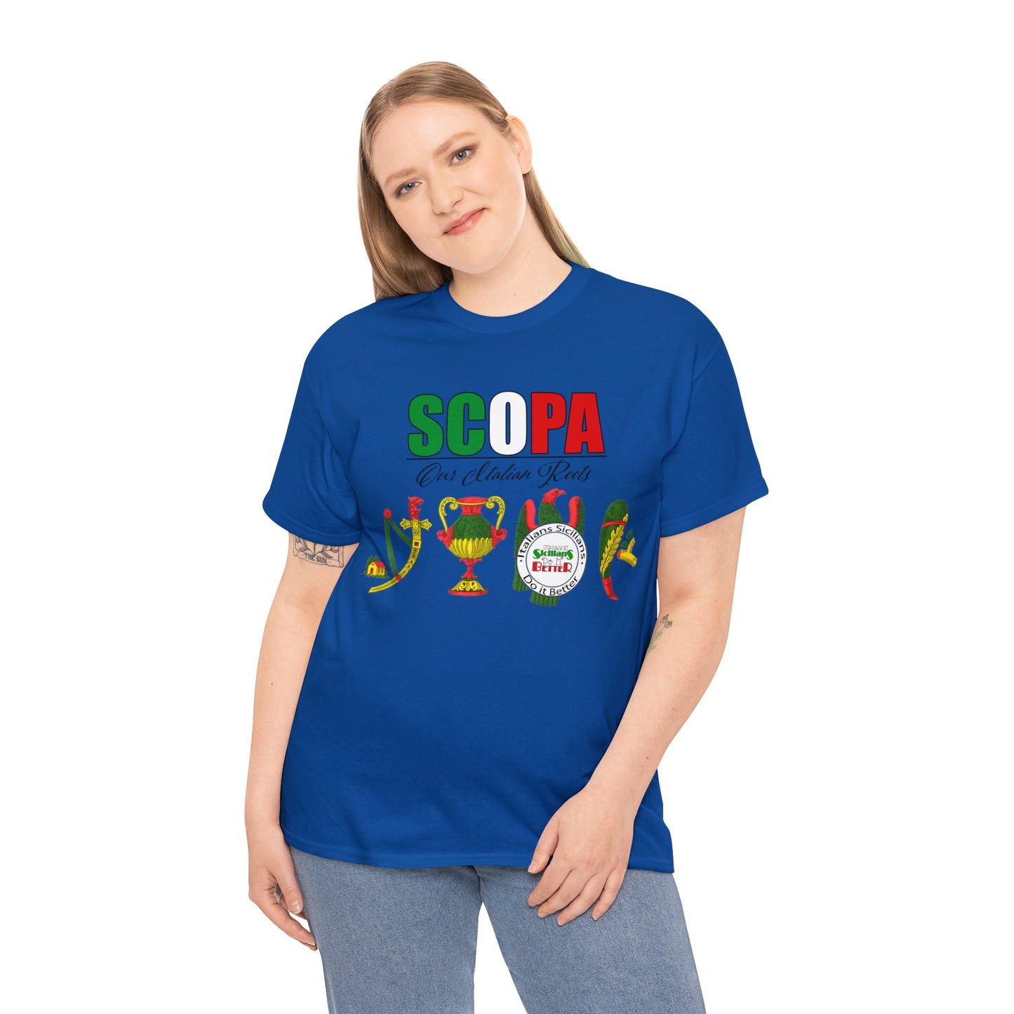 SCOPA Our Italian Roots - Italian Sicilian Tee Shirts