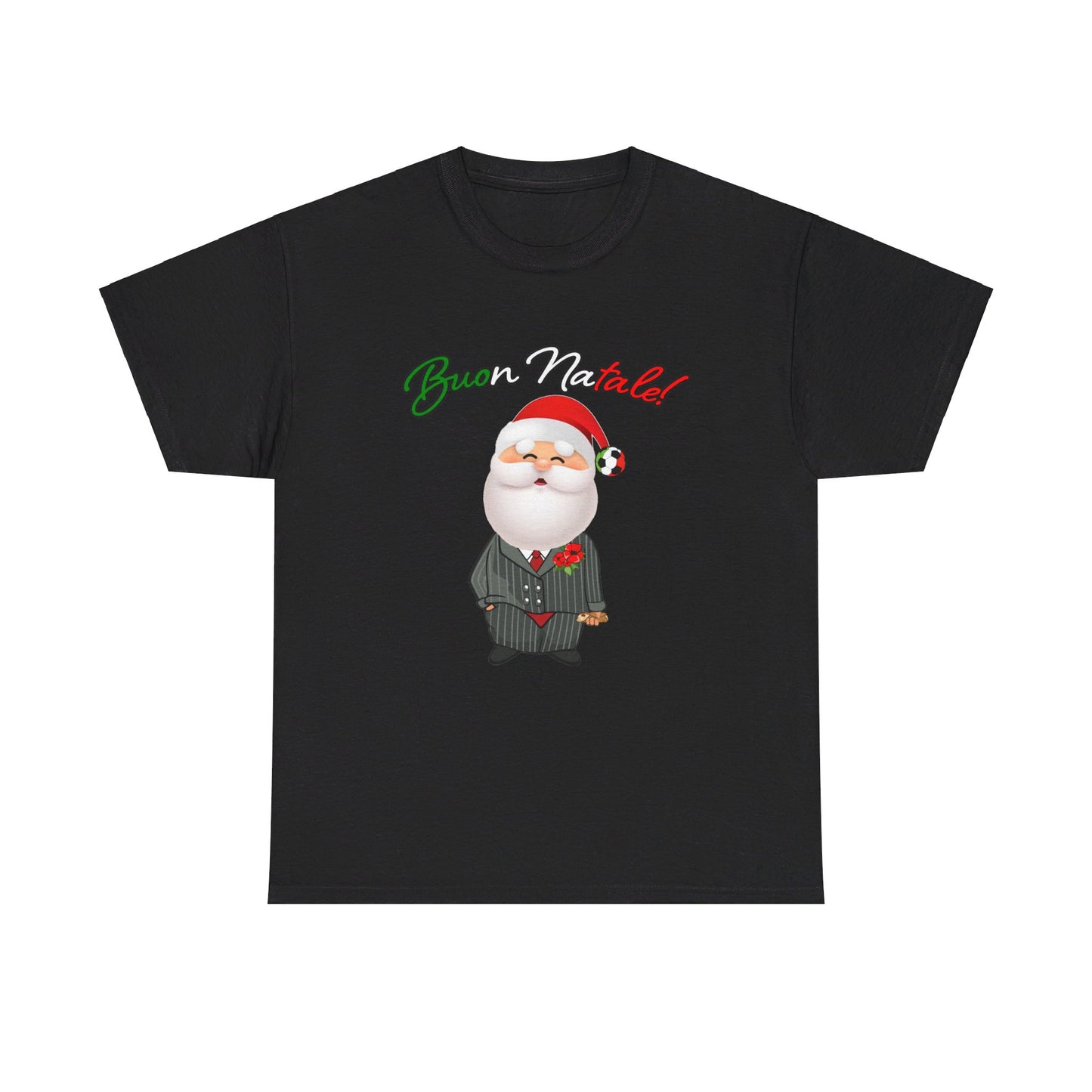 Merry Christmas Italian Santa! - Unisex Heavy Cotton Tee