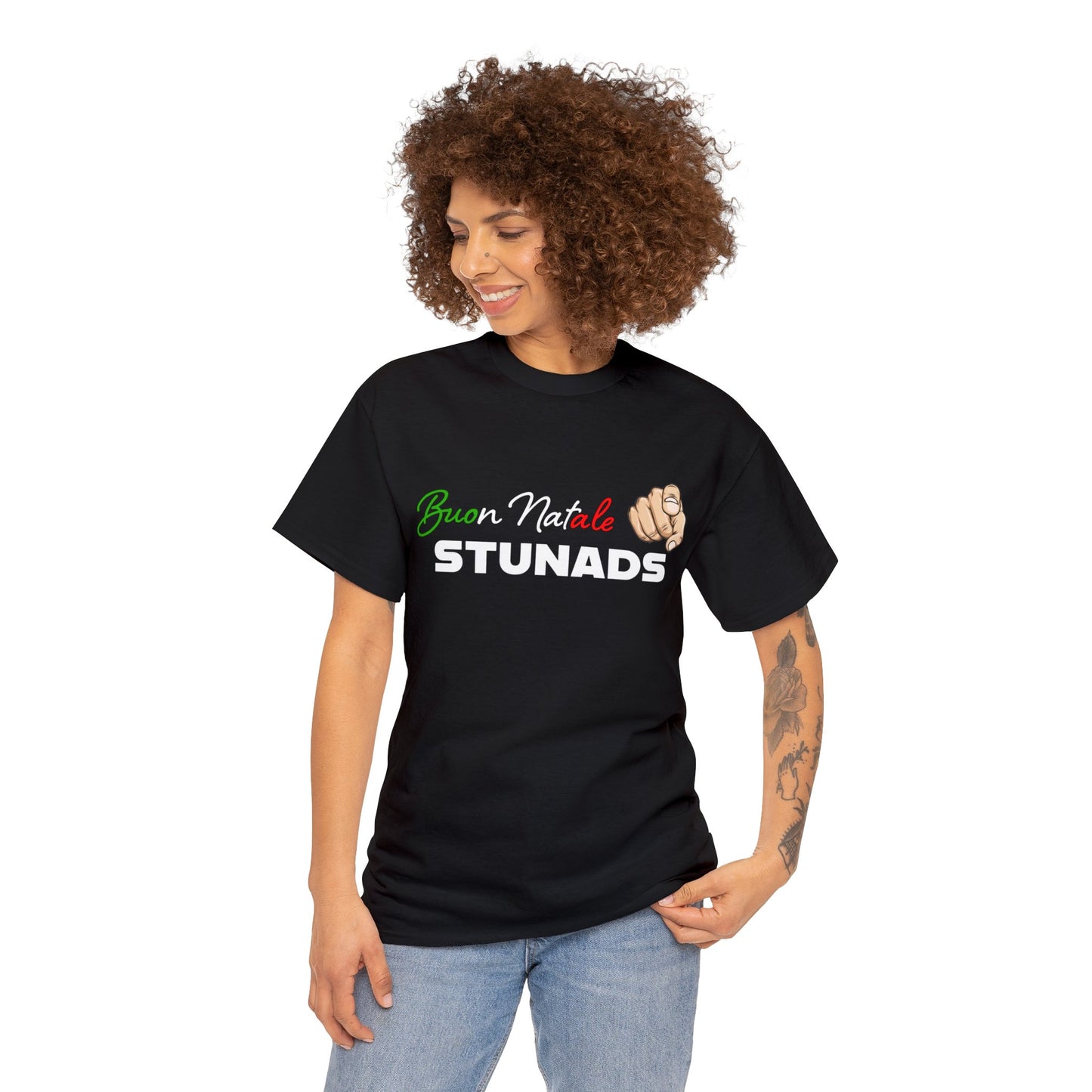 Buon Natale You STUNADS!! - Unisex Heavy Cotton Tee