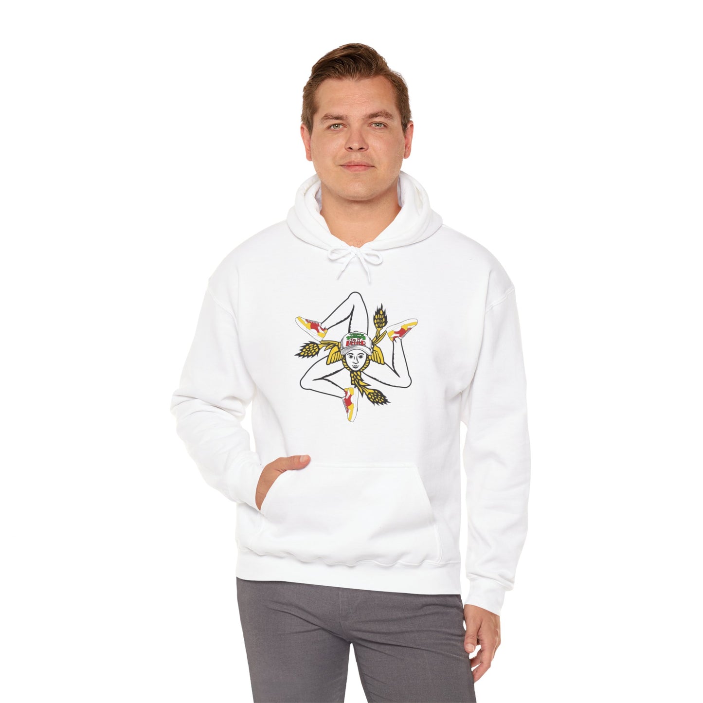 Trinacria Hoodie - Italian Sicilian Hooded Sweatshirt