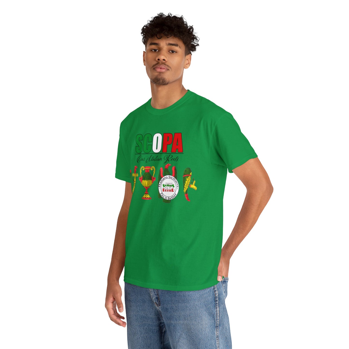 SCOPA Our Italian Roots - Italian Sicilian Tee Shirts