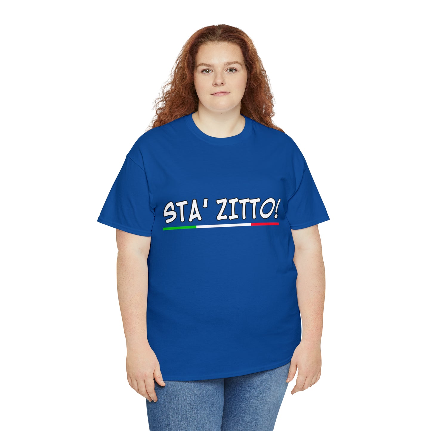 STA ZITTO T-Shirt - Italian Sicilian Tee Shirts