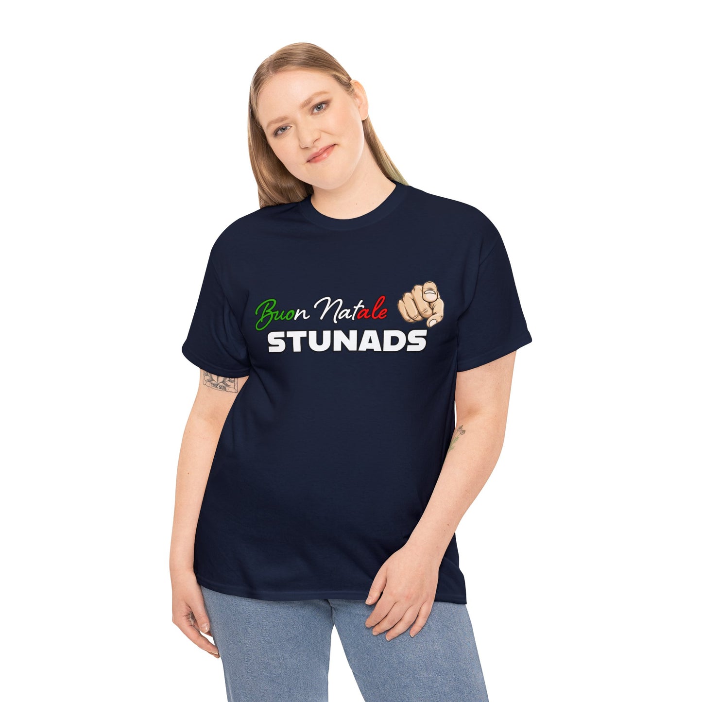 Buon Natale You STUNADS!! - Unisex Heavy Cotton Tee