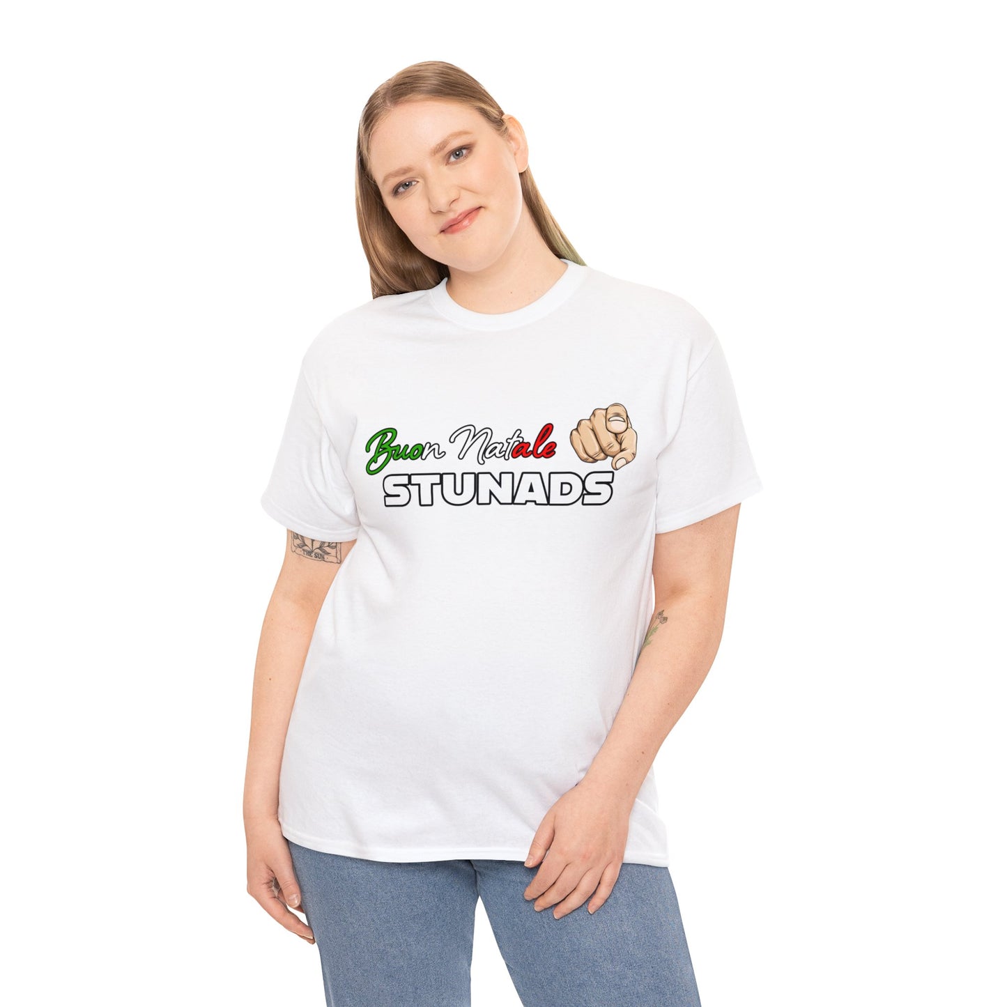 Buon Natale You STUNADS!! - Unisex Heavy Cotton Tee