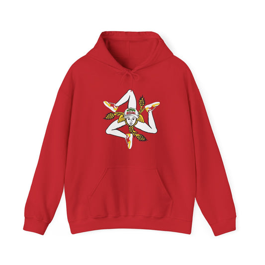 Trinacria Hoodie - Italian Sicilian Hooded Sweatshirt