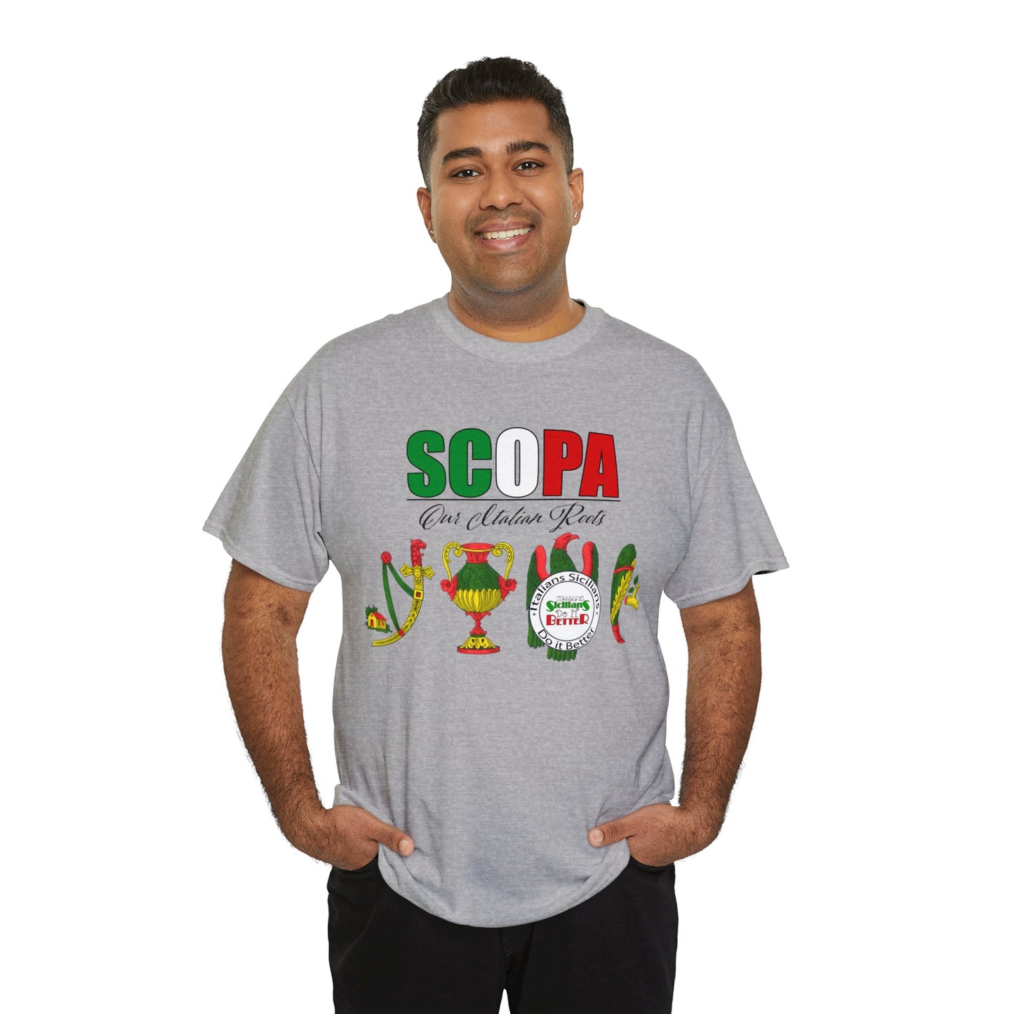 SCOPA Our Italian Roots - Italian Sicilian Tee Shirts