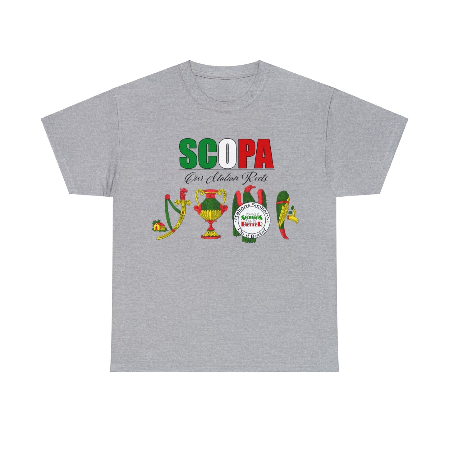 SCOPA Our Italian Roots - Italian Sicilian Tee Shirts