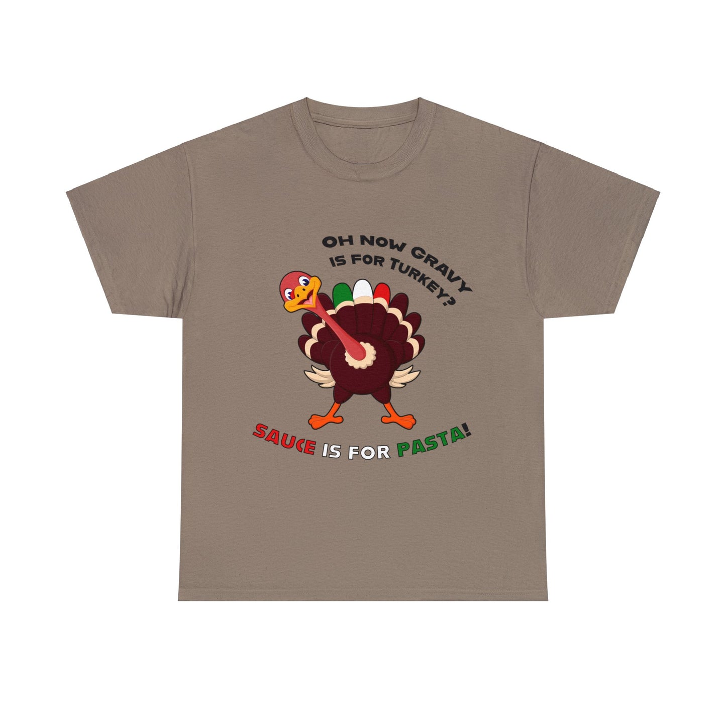 Thanksgiving Shirts - Gravy is for Turkey's! - Unisex Heavy Cotton Tee