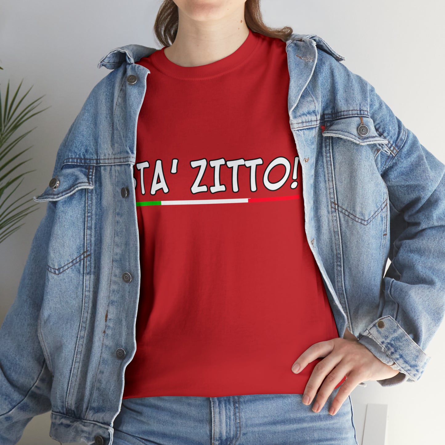 STA ZITTO T-Shirt - Italian Sicilian Tee Shirts