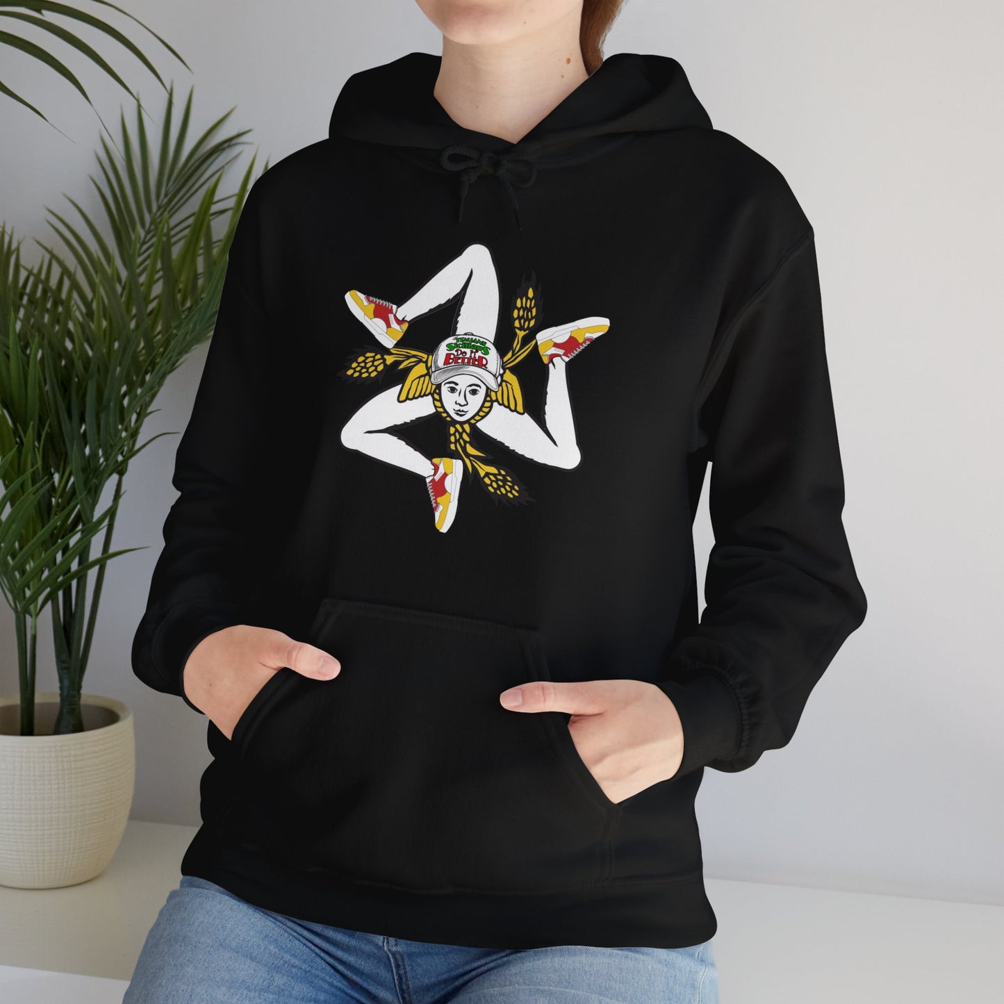 Trinacria Hoodie - Italian Sicilian Hooded Sweatshirt