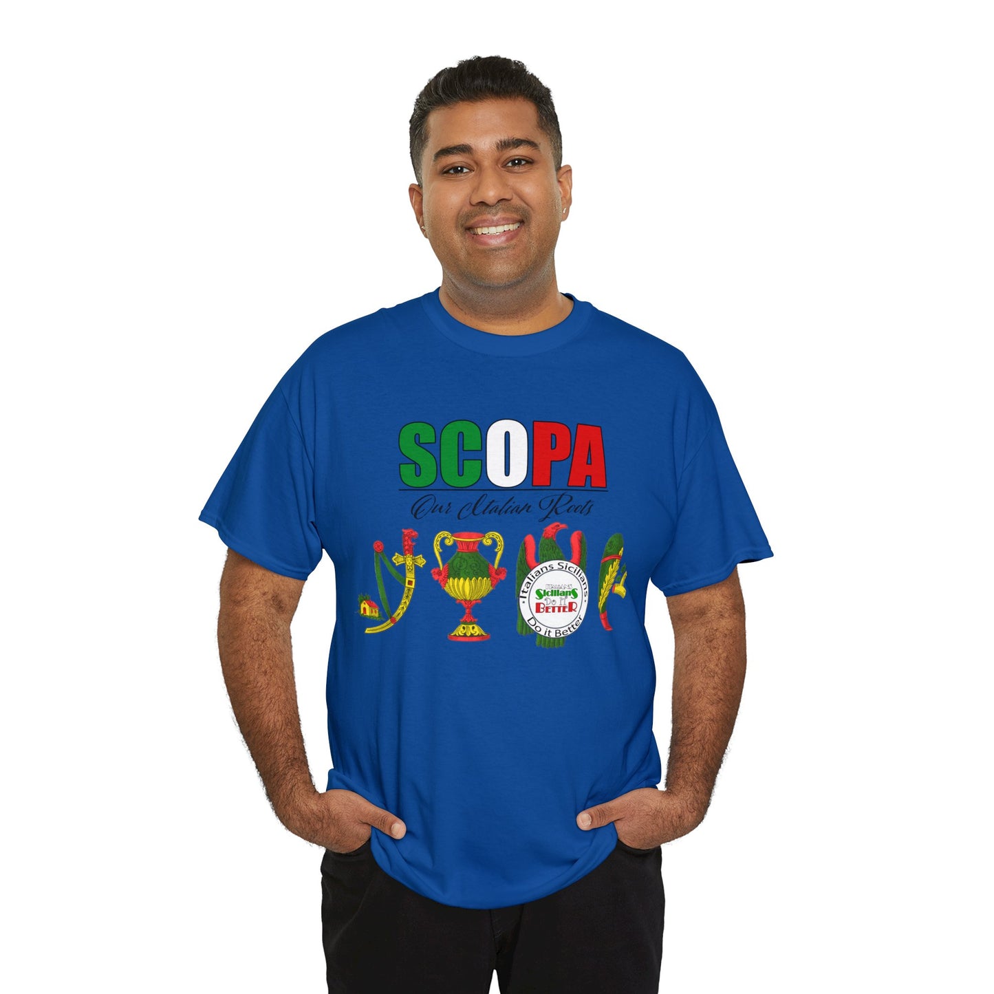 SCOPA Our Italian Roots - Italian Sicilian Tee Shirts