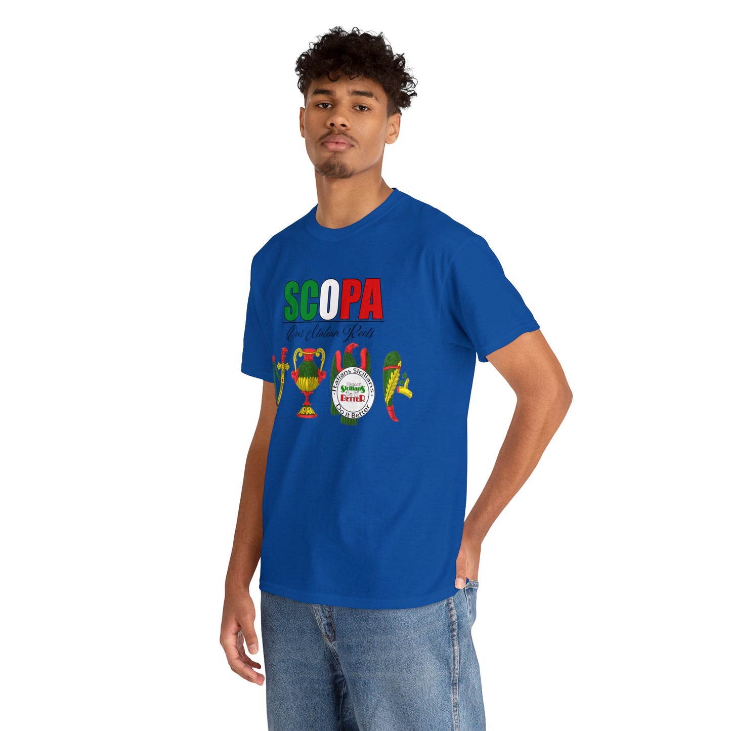 SCOPA Our Italian Roots - Italian Sicilian Tee Shirts