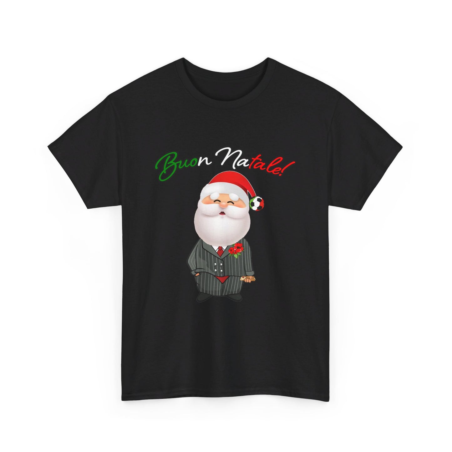 Merry Christmas Italian Santa! - Unisex Heavy Cotton Tee