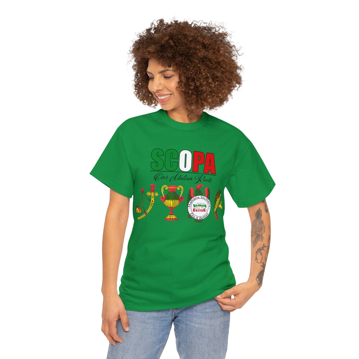 SCOPA Our Italian Roots - Italian Sicilian Tee Shirts