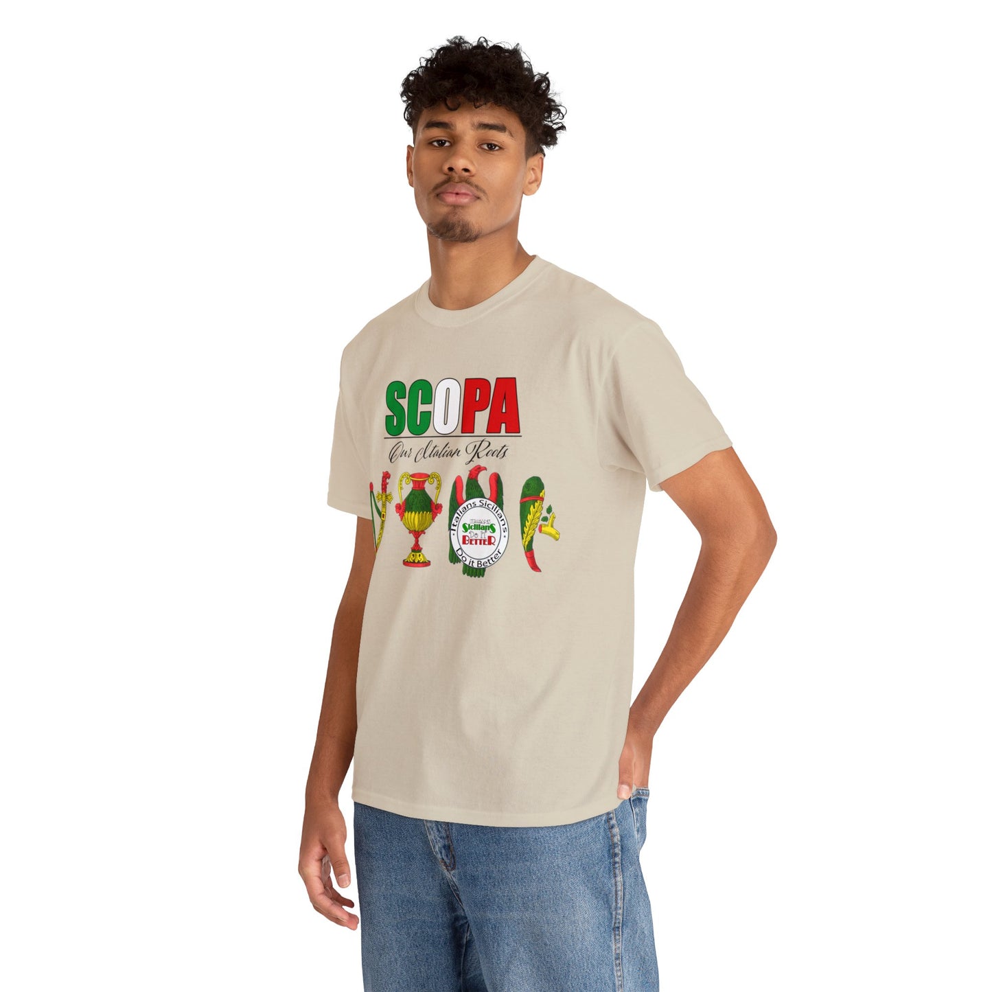 SCOPA Our Italian Roots - Italian Sicilian Tee Shirts