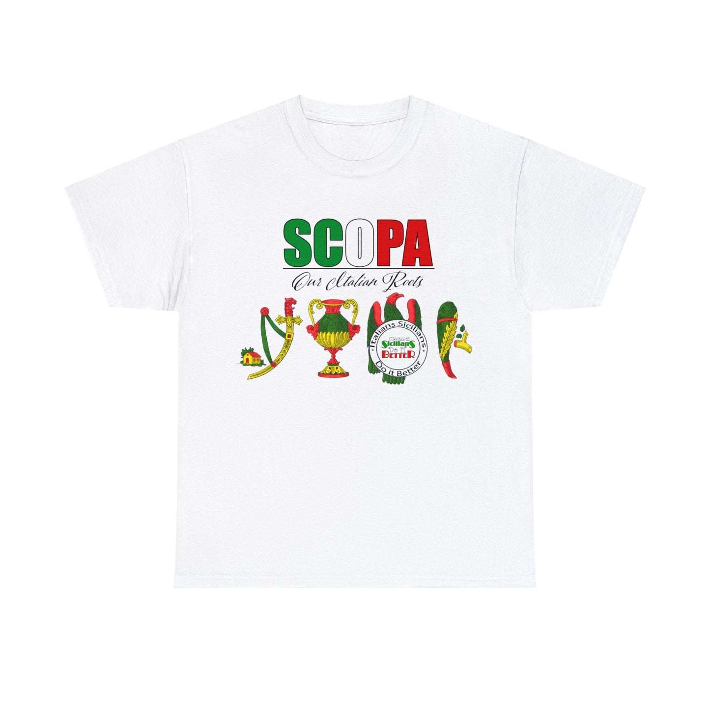 SCOPA Our Italian Roots - Italian Sicilian Tee Shirts