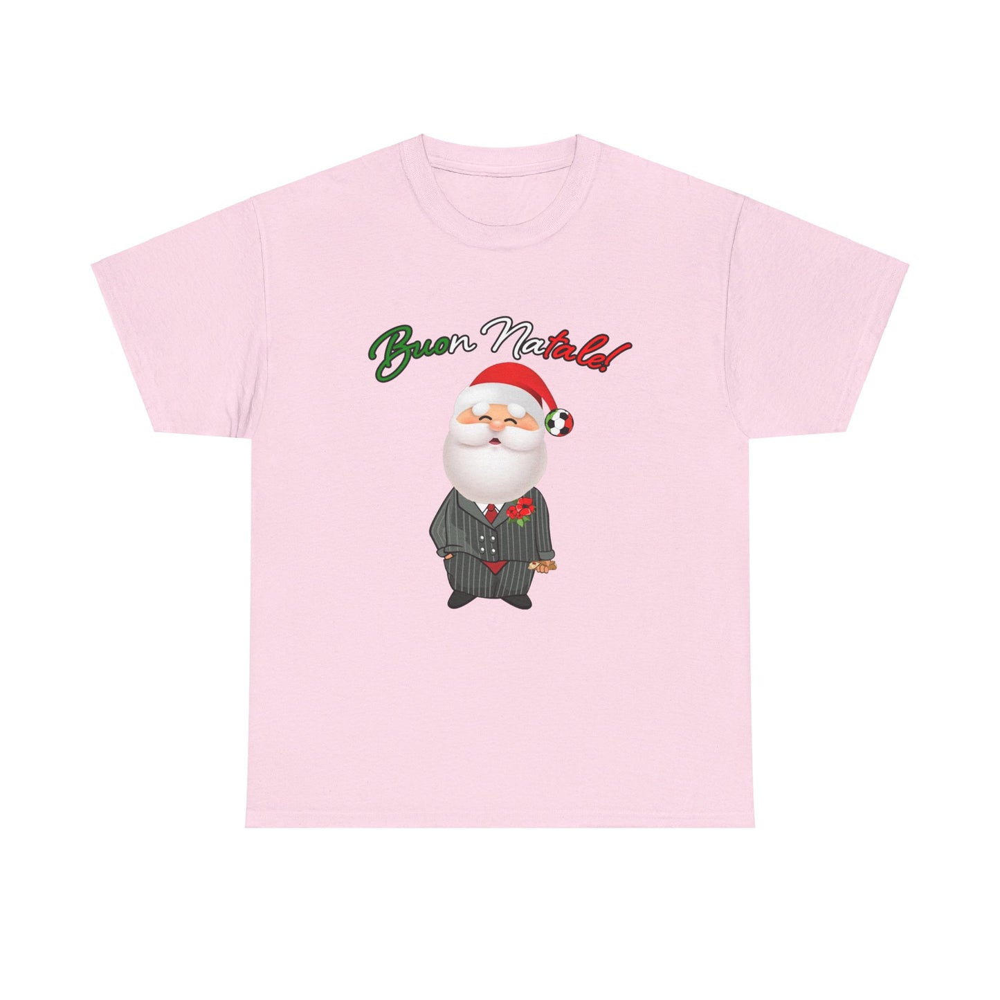 Merry Christmas Italian Santa! - Unisex Heavy Cotton Tee