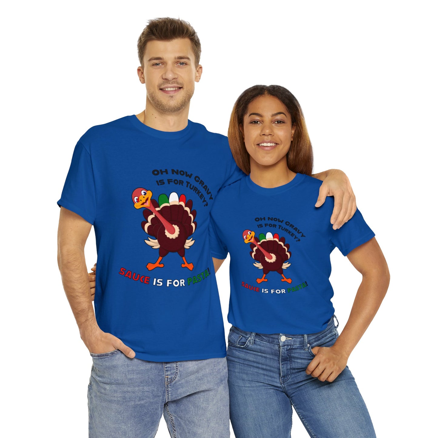 Thanksgiving Shirts - Gravy is for Turkey's! - Unisex Heavy Cotton Tee