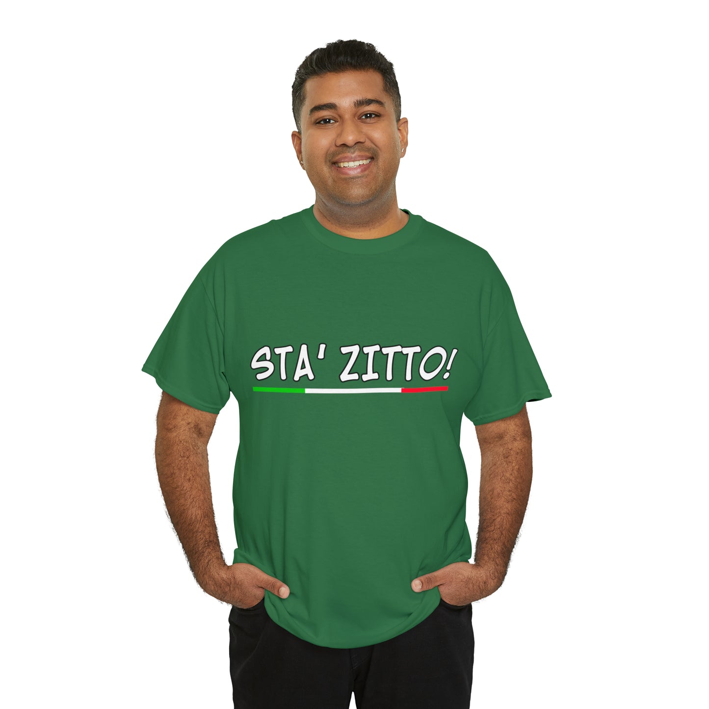 STA ZITTO T-Shirt - Italian Sicilian Tee Shirts