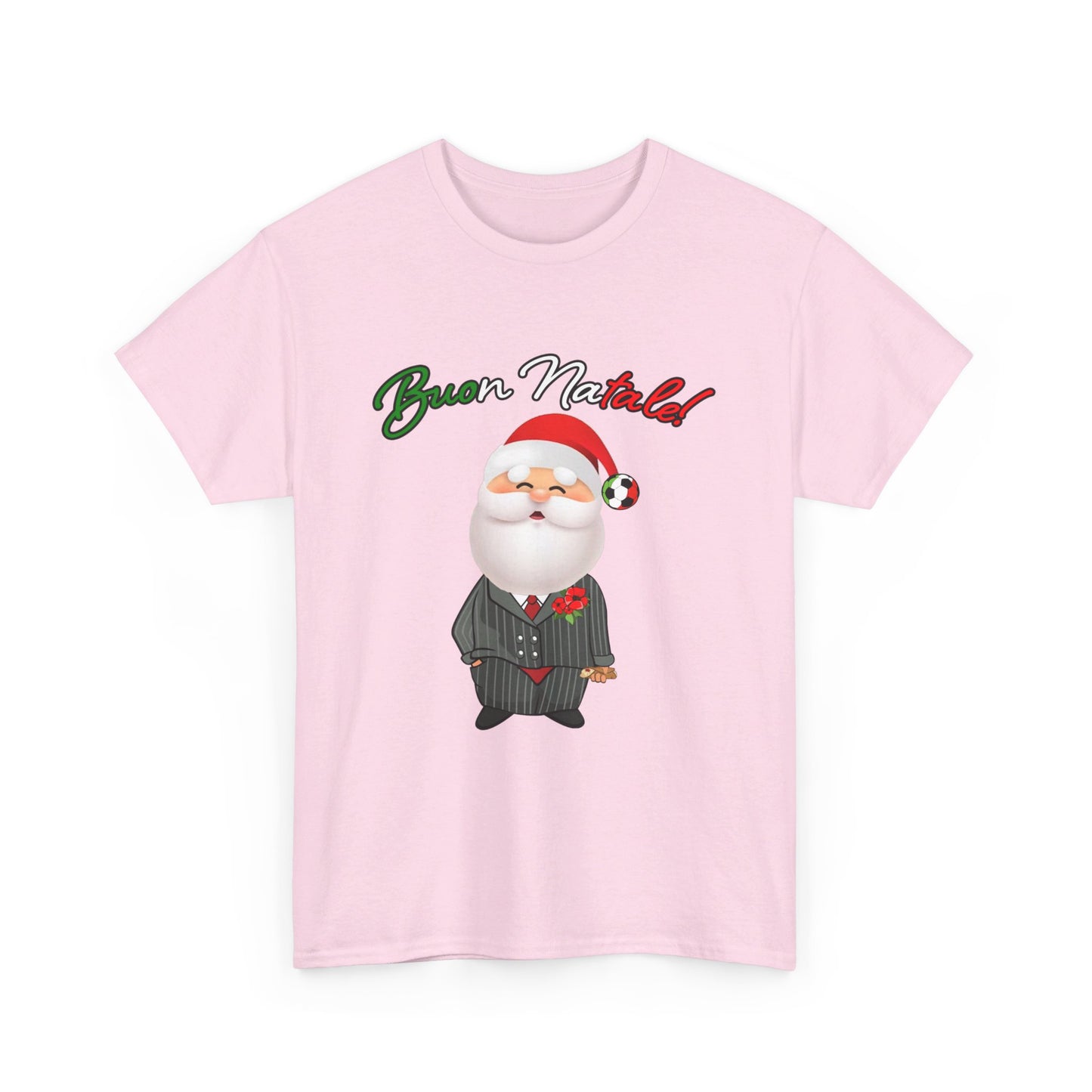 Merry Christmas Italian Santa! - Unisex Heavy Cotton Tee