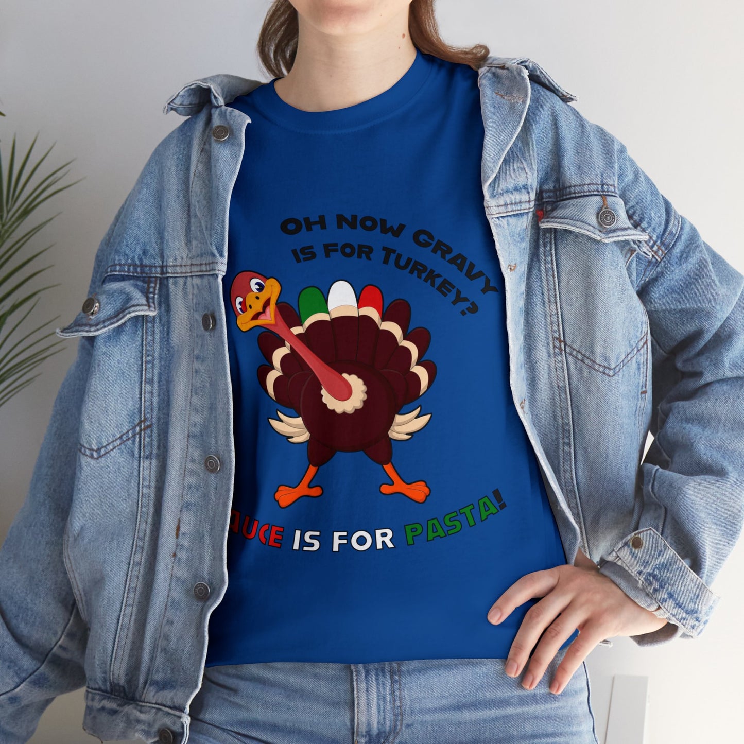 Thanksgiving Shirts - Gravy is for Turkey's! - Unisex Heavy Cotton Tee