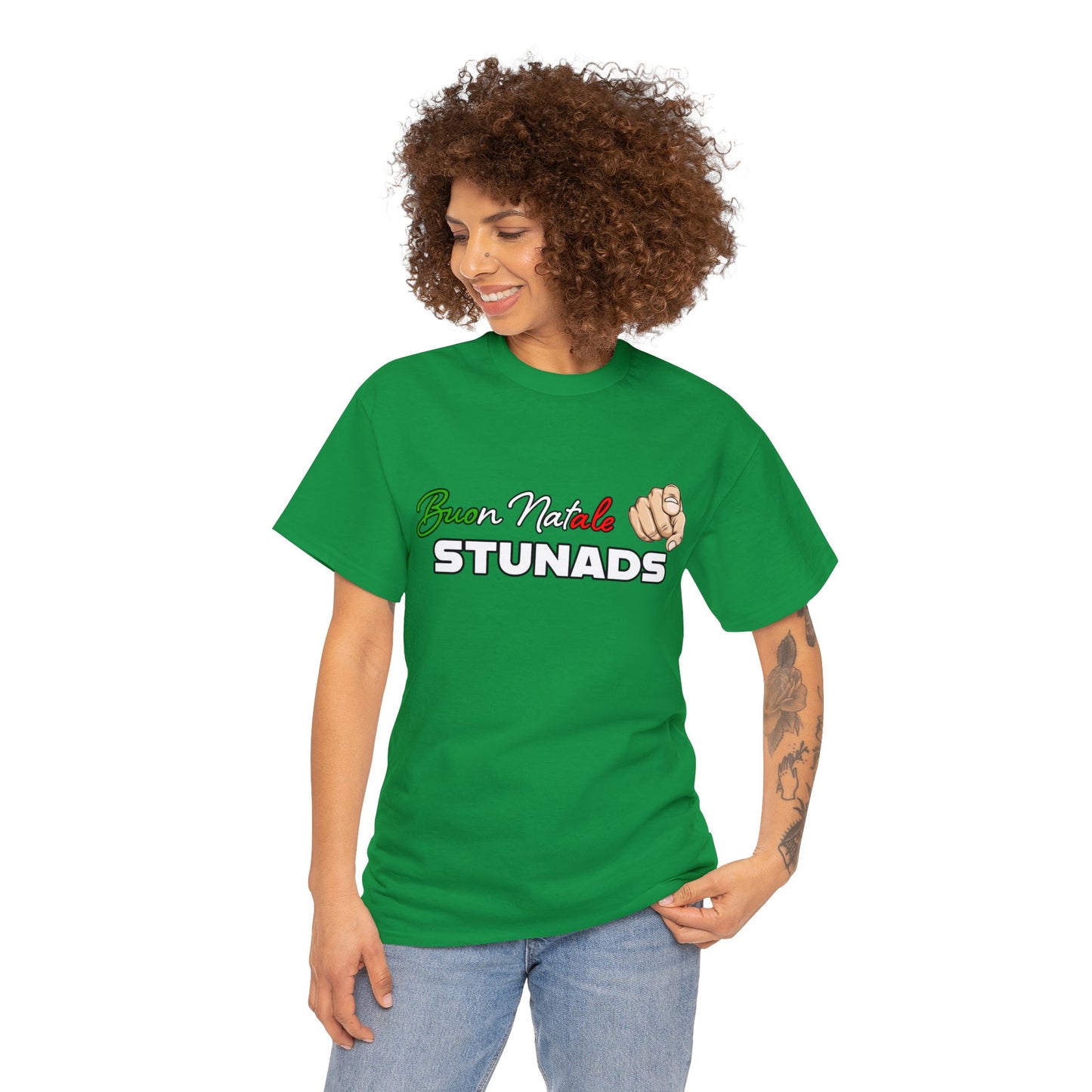 Buon Natale You STUNADS!! - Unisex Heavy Cotton Tee