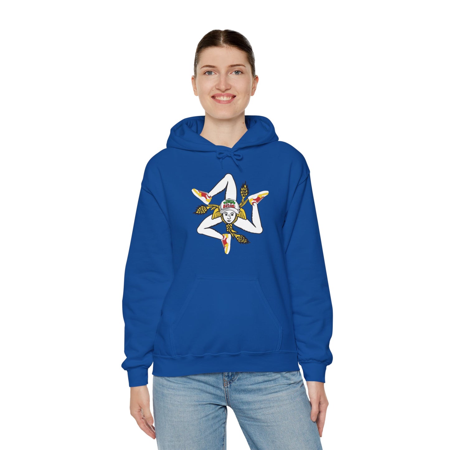 Trinacria Hoodie - Italian Sicilian Hooded Sweatshirt