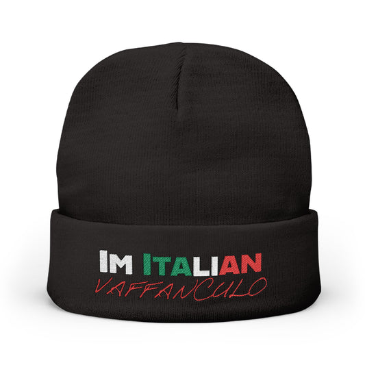 Im Italian VAFFANCULO - Beanie (Embroidery)