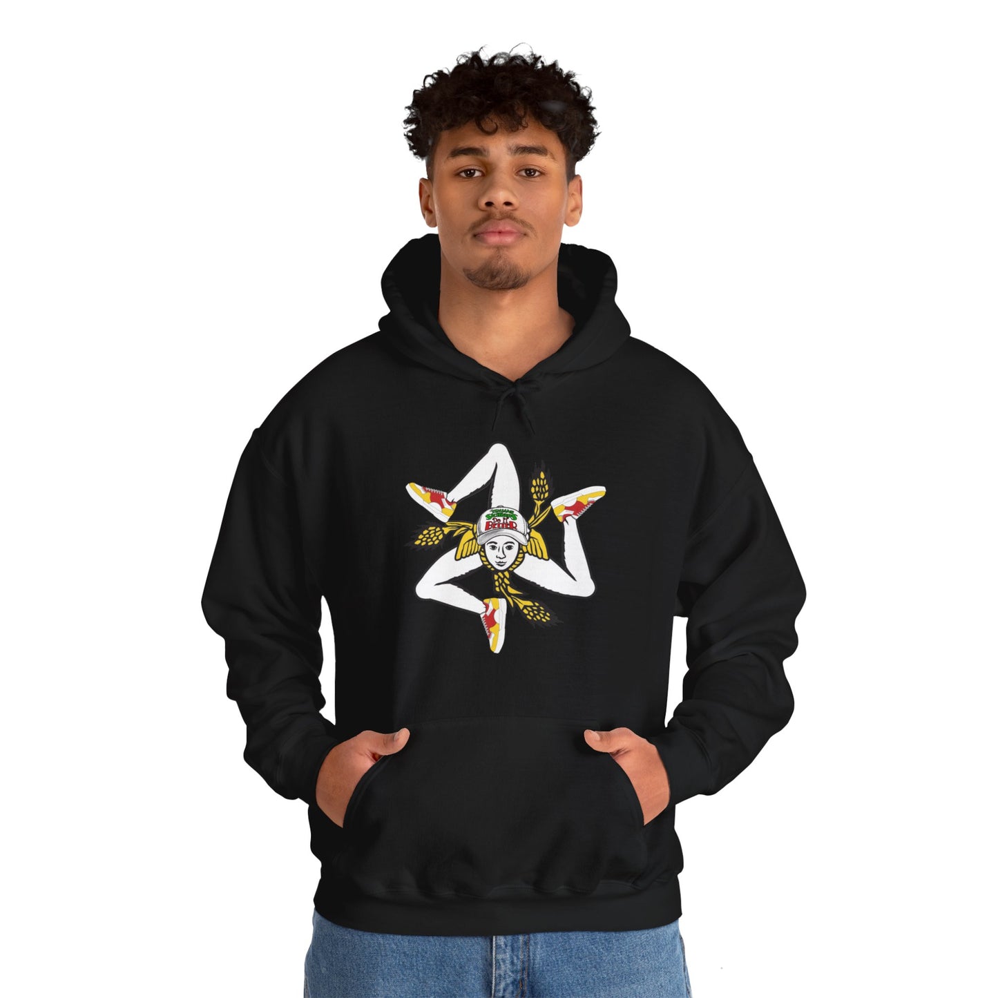 Trinacria Hoodie - Italian Sicilian Hooded Sweatshirt