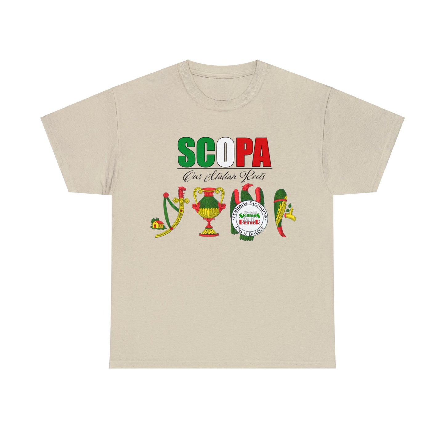 SCOPA Our Italian Roots - Italian Sicilian Tee Shirts