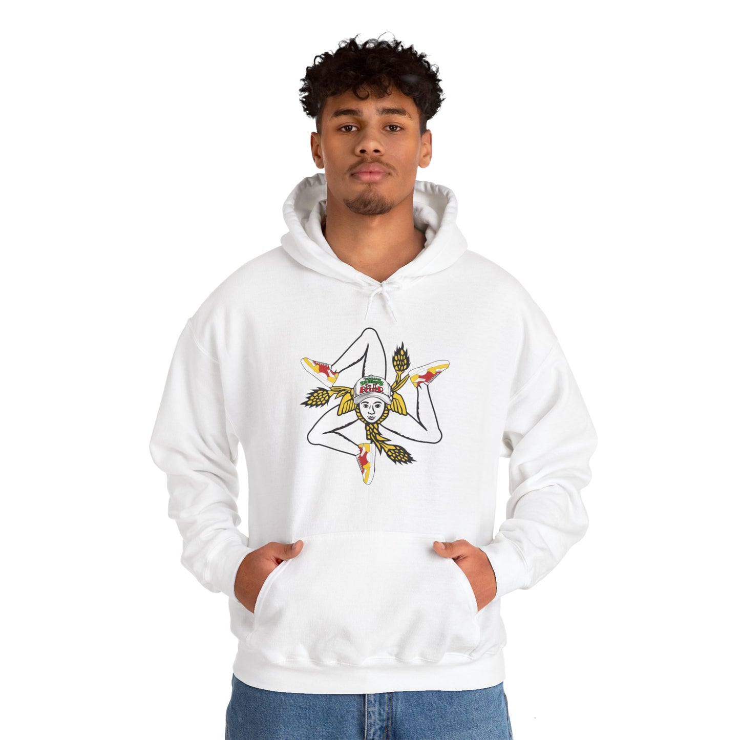 Trinacria Hoodie - Italian Sicilian Hooded Sweatshirt