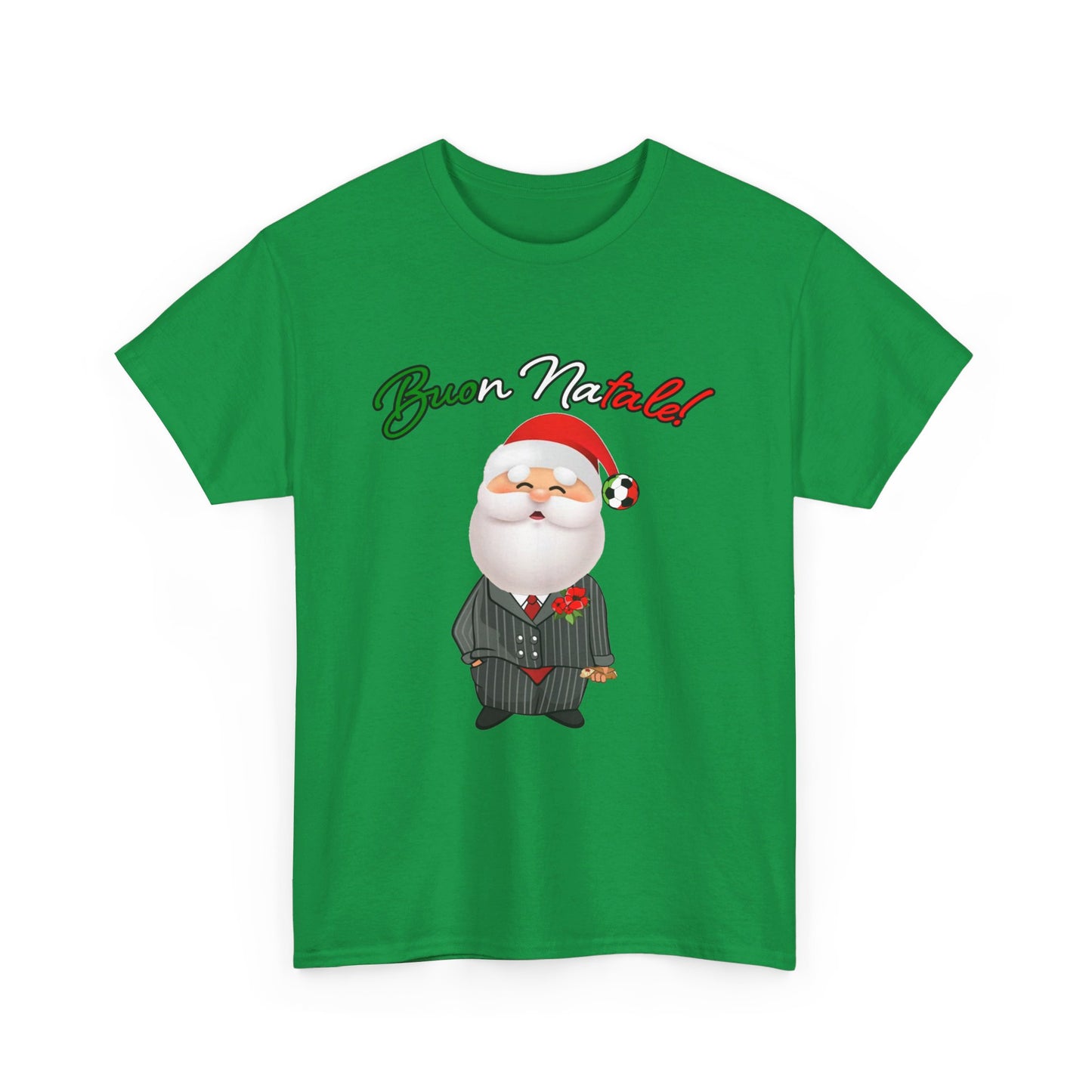 Merry Christmas Italian Santa! - Unisex Heavy Cotton Tee