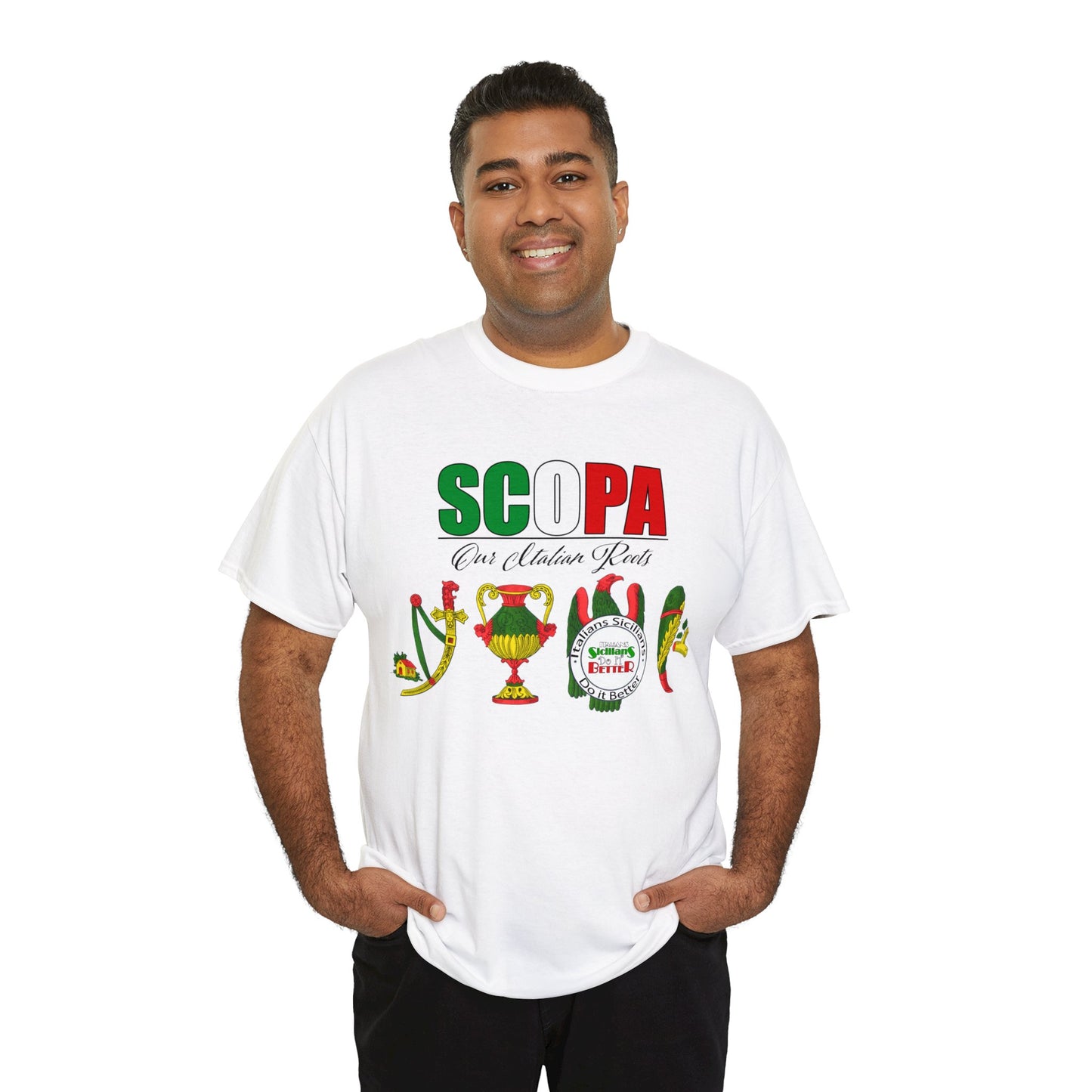 SCOPA Our Italian Roots - Italian Sicilian Tee Shirts