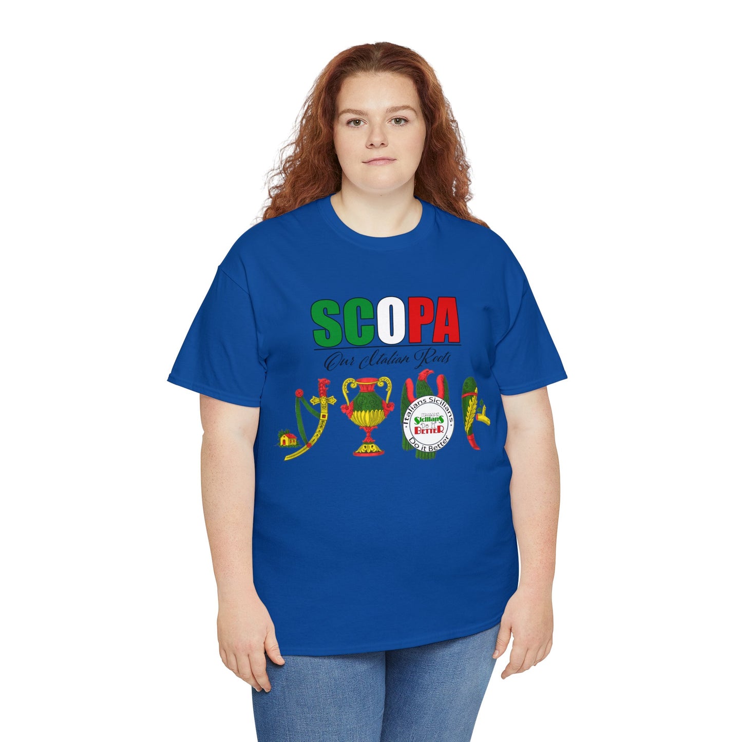 SCOPA Our Italian Roots - Italian Sicilian Tee Shirts