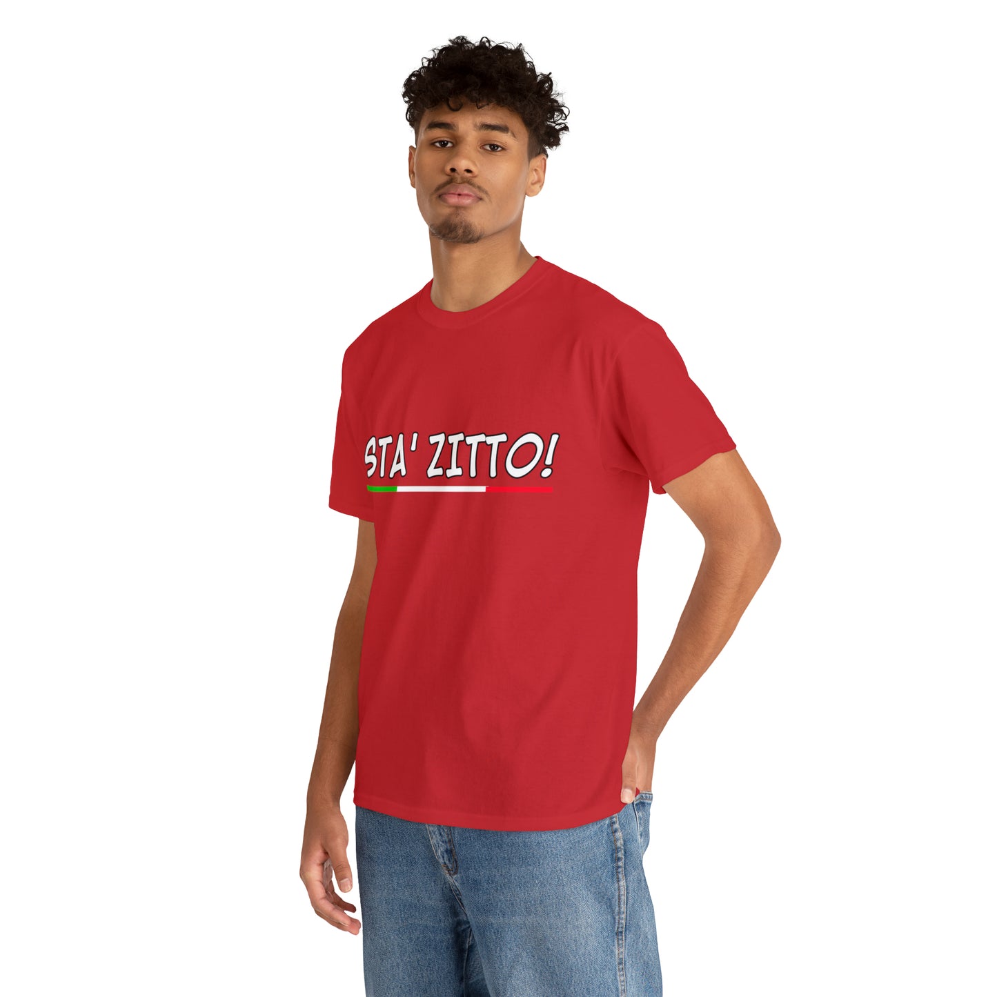 STA ZITTO T-Shirt - Italian Sicilian Tee Shirts