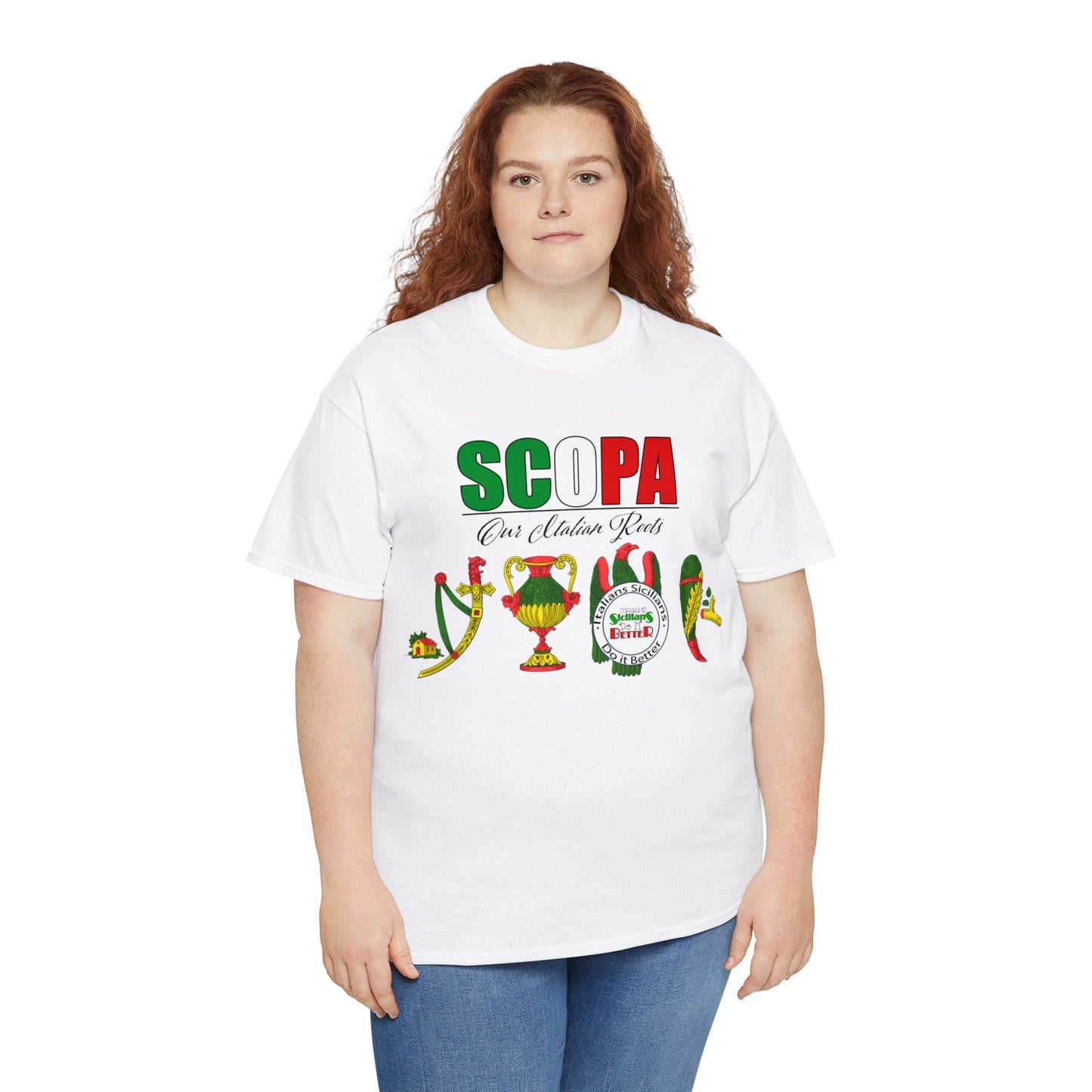 SCOPA Our Italian Roots - Italian Sicilian Tee Shirts