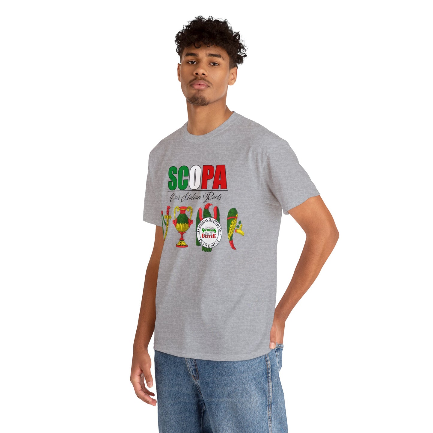 SCOPA Our Italian Roots - Italian Sicilian Tee Shirts