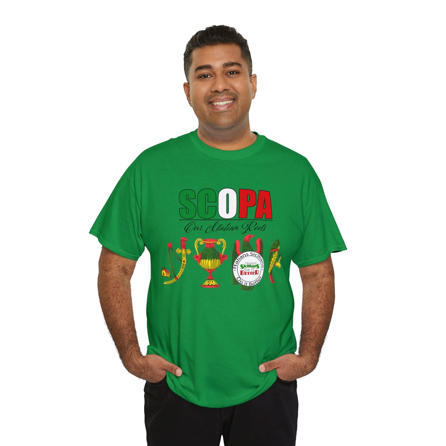 SCOPA Our Italian Roots - Italian Sicilian Tee Shirts