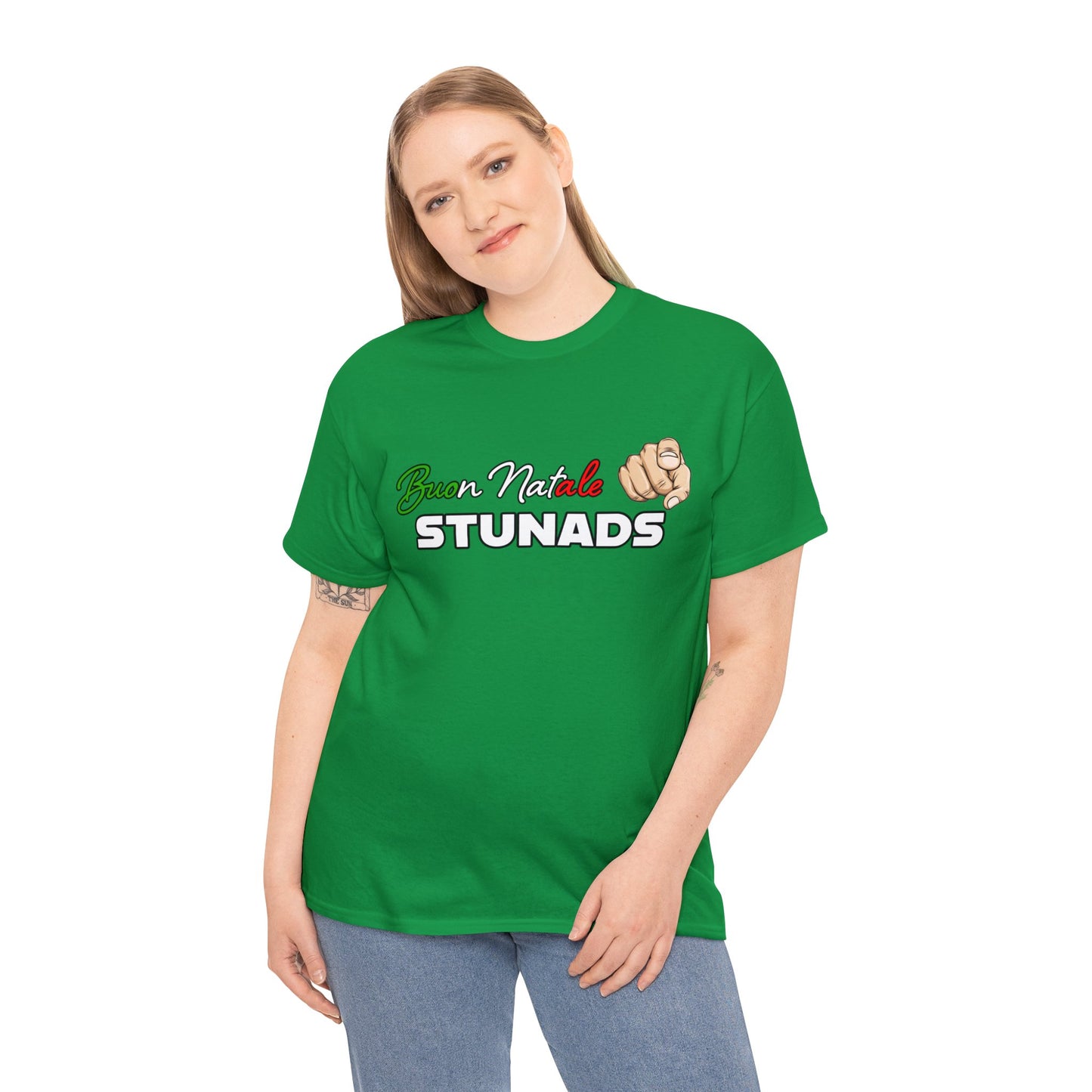 Buon Natale You STUNADS!! - Unisex Heavy Cotton Tee