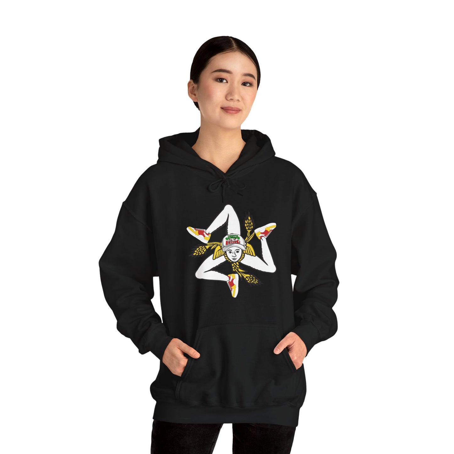 Trinacria Hoodie - Italian Sicilian Hooded Sweatshirt