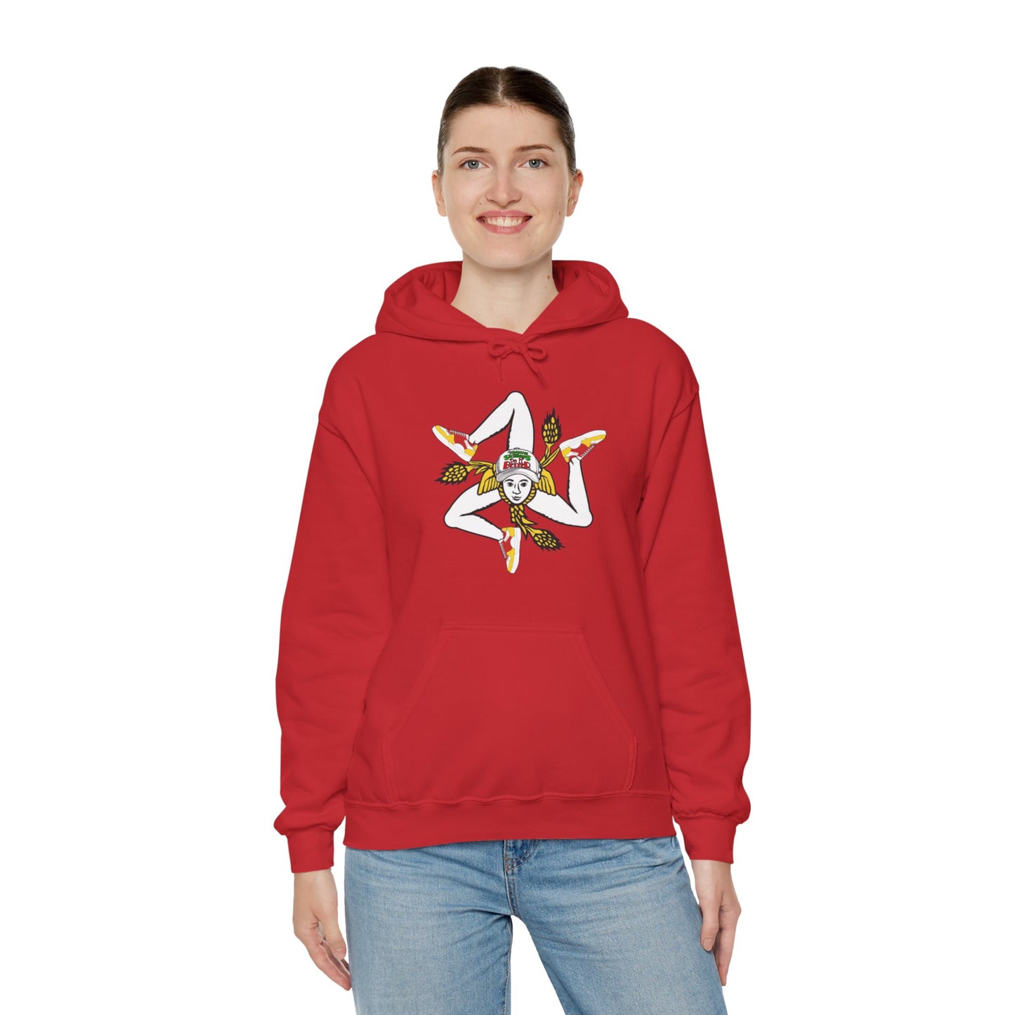 Trinacria Hoodie - Italian Sicilian Hooded Sweatshirt