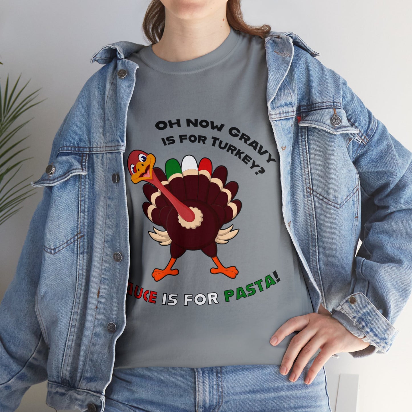 Thanksgiving Shirts - Gravy is for Turkey's! - Unisex Heavy Cotton Tee