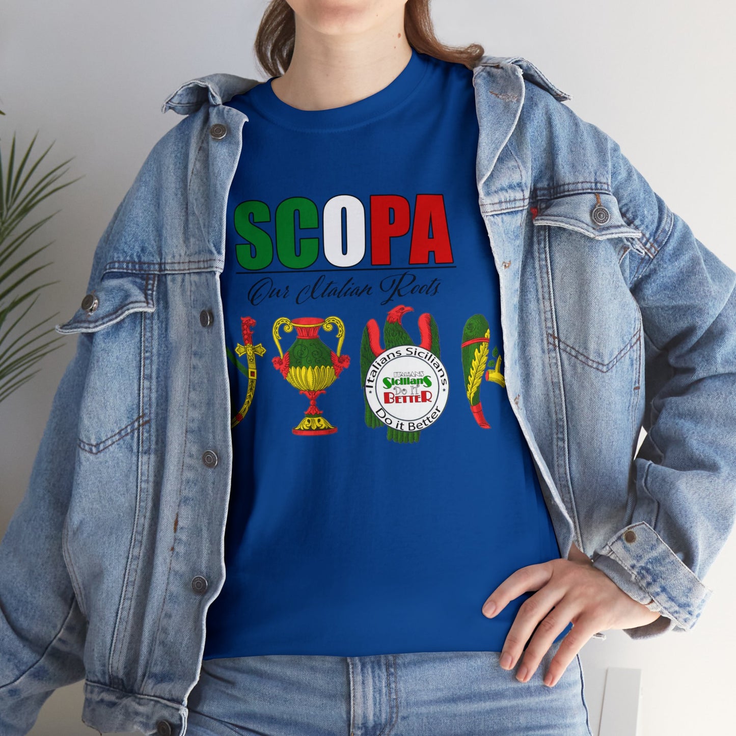 SCOPA Our Italian Roots - Italian Sicilian Tee Shirts